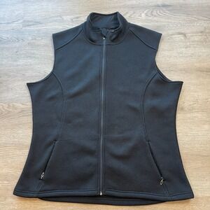 Polar King Thermal Waffle Fleece Vest Black Full Zip Size XLR
